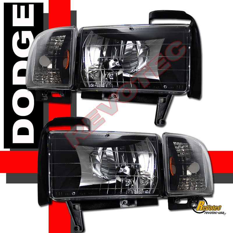 DODGE RAM 1500 2500 3500 HEADLIGHTS & CORNER SIGNAL & LED TAIL LIGHTS 