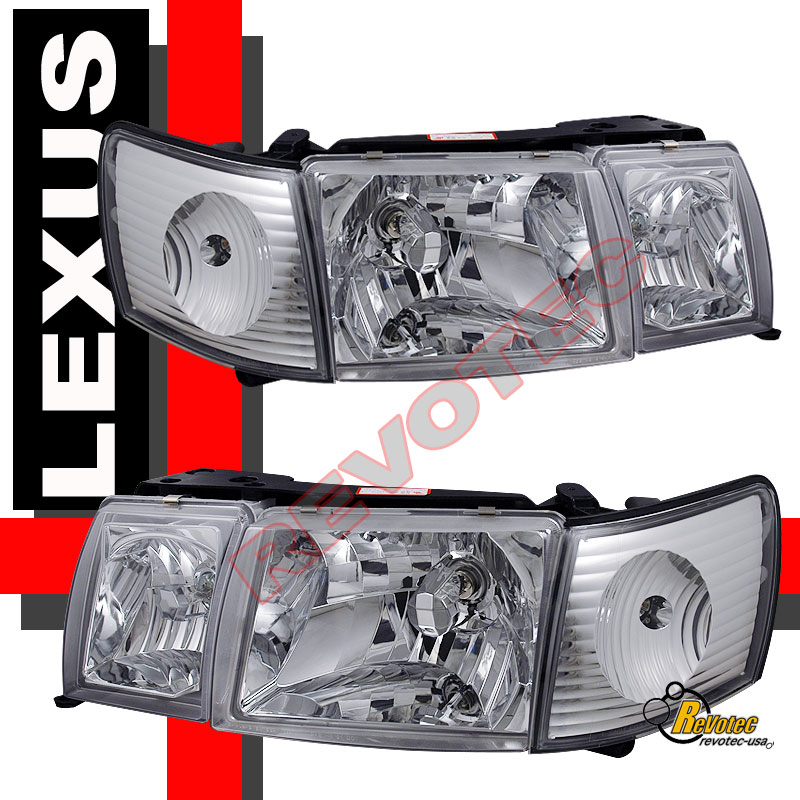 New Aftermarket First Gen Headlights - 90 - 00 Lexus LS400 - Lexus 