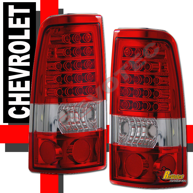 2003 2006 Chevy Silverado 1500 2500 Hd Pickup Red Led Tail