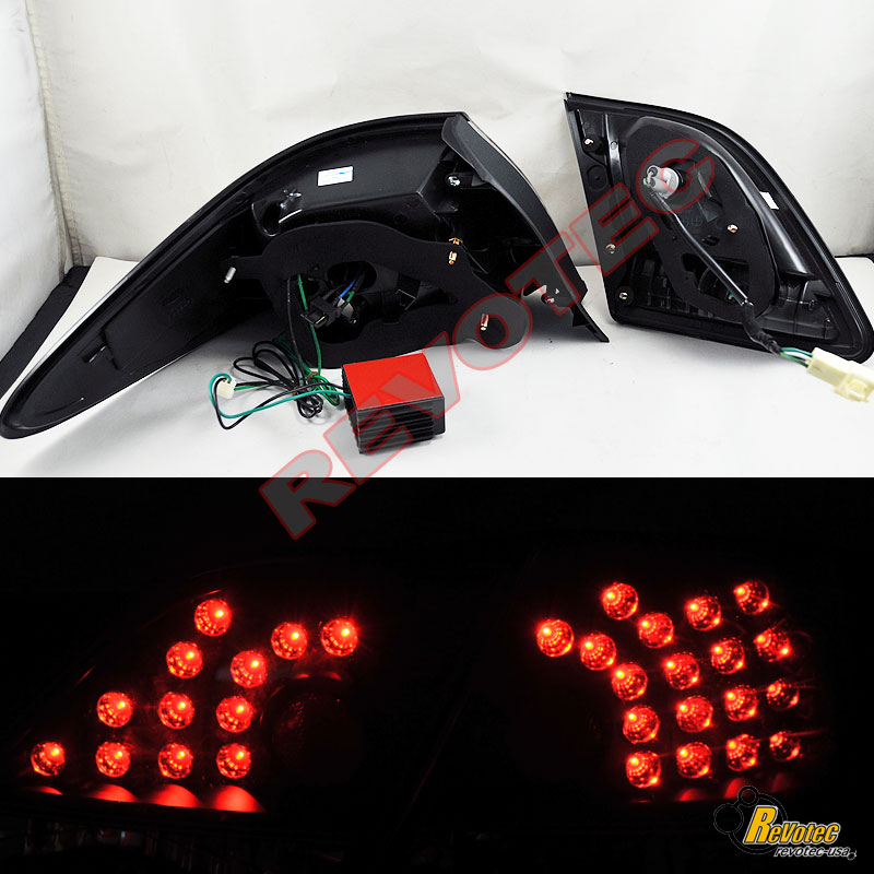 2005 2006 LEXUS ES330 ES330 LED TAIL LIGHTS BLACK eBay